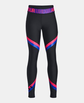 New Arrival Girls' HeatGear® Armour Graphic Ankle Crop 2 Colors Available $35