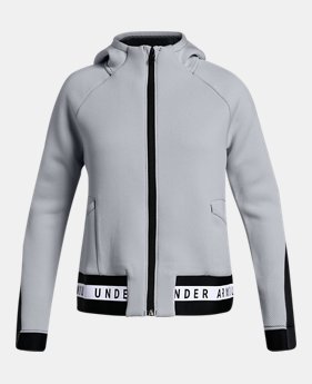 New Arrival Girls' UA Unstoppable /MOVE Full Zip 1 Color Available $80