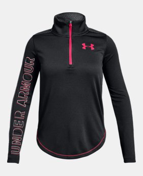 New Arrival Girls' UA Tech™ ½ Zip 1 Color Available $45