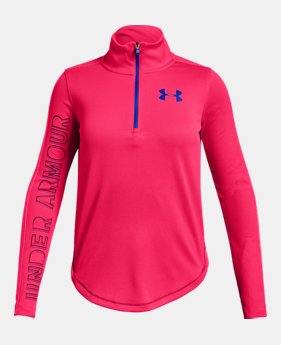 Girls' UA Tech™ ½ Zip 4 Colors Available $45