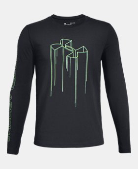 Boys' UA Electro Branded Long Sleeve T-Shirt 2 Colors Available $25