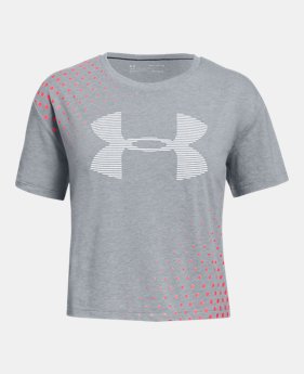 New Arrival Girls' UA Transit Logo T-Shirt FREE U.S. SHIPPING 3 Colors Available $20