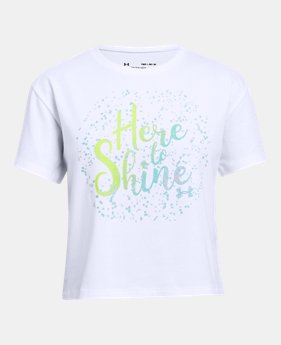New Arrival Girls' UA Here To Shine T-Shirt FREE U.S. SHIPPING 1 Color Available $20