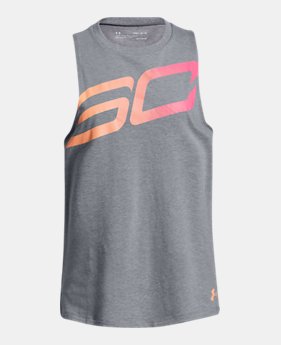 New Arrival Girls' SC30 Big Logo Tank 2 Colors Available $30