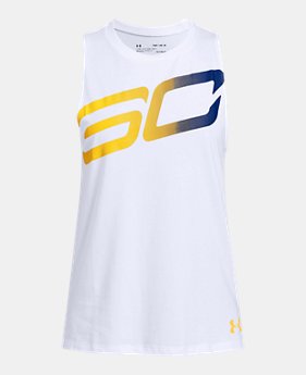 Girls' SC30 Big Logo Tank 1 Color Available $25