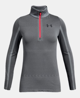 New Arrival Girls' UA Seamless ½ Zip 1 Color Available $30