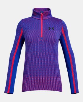 New Arrival Girls' UA Seamless ½ Zip 1 Color Available $30