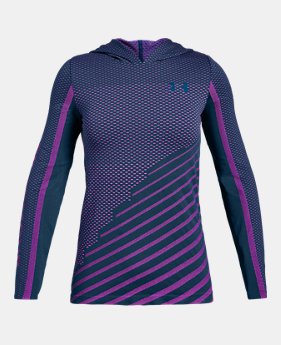 Girls' UA Seamless Hoodie 3 Colors Available $35