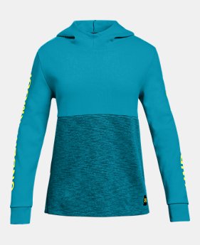 Girls' UA Double Knit Hoodie 4 Colors Available $45