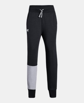Girls' UA Double Knit Joggers 2 Colors Available $45