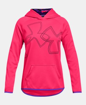 Girls' Armour Fleece® Dual Logo Hoodie 5 Colors Available $50
