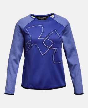 Girls' Armour Fleece® Crew 5 Colors Available $40