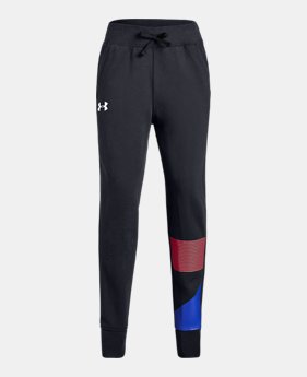 New Arrival Girls' UA Rival Fleece Joggers FREE U.S. SHIPPING 2 Colors Available $40