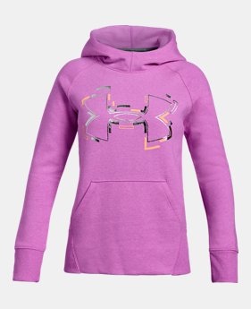 Girls' UA Microthread Hoodie 2 Colors Available $55