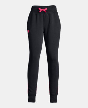 Girls' UA Microthread Fleece Joggers 2 Colors Available $45