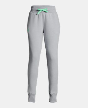 New Arrival Girls' UA Microthread Fleece Joggers 1 Color Available $55