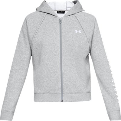 under armour rival fitted full zip hoodie