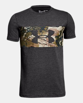 Boys' UA Branded Camo T-Shirt 3 Colors Available $20
