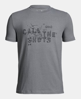 New Arrival Boys' UA Call the Shots T-Shirt 2 Colors Available $25