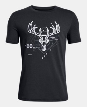 New Arrival Boys' UA Heads Up Whitetail T-Shirt FREE U.S. SHIPPING 2 Colors Available $20