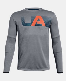 Boys' UA Tech™ Long Sleeve 3 Colors Available $30