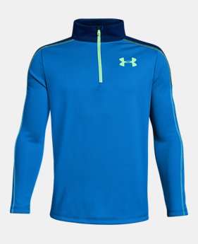 Best Seller Boys' UA Tech™ ¼ Zip 3 Colors Available $35