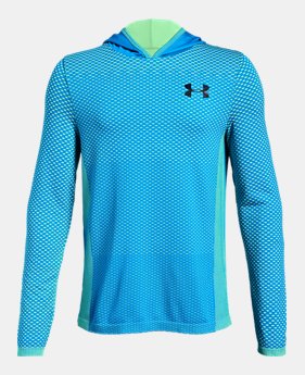 Boys' UA Seamless Hoodie 4 Colors Available $35