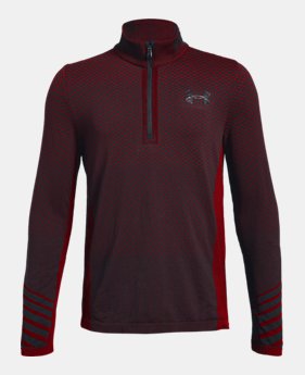 Boys' UA Seamless ¼ Zip 1 Color Available $35