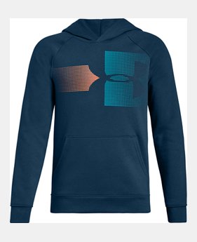 Boys' UA Rival Logo Hoodie 4 Colors Available $50