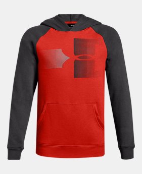 Boys' UA Rival Logo Hoodie 4 Colors Available $50