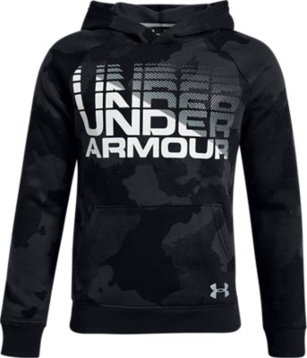 under armour rival wordmark hoodie