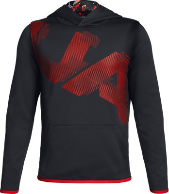 under armour hoodie kids red