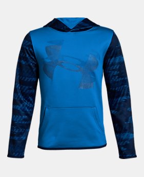 Boys' Armour Fleece® Sleeve Hoodie 3 Colors Available $45