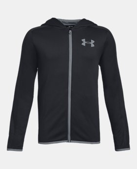 Boys' Armour Fleece® Full Zip 4 Colors Available $45