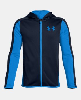 Boys' Armour Fleece® Full Zip 5 Colors Available $45