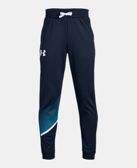  Boys' Armour Fleece® Joggers LIMITED TIME ONLY 3  Colors Available $28