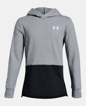 New Arrival Boys' UA Double Knit Hoodie FREE U.S. SHIPPING 1 Color Available $45