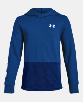Boys' UA Double Knit Hoodie 1 Color Available $45