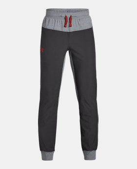 New Arrival Boys' UA Woven Warm Up Joggers 1 Color Available $50