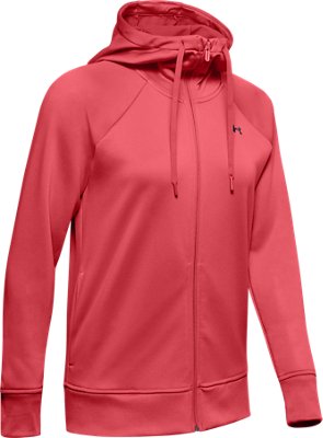 under armour fleece full zip poly hoodie junior