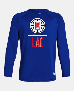 Boys' NBA Combine Authentic UA City Split Long Sleeve T-Shirt 12 Colors Available $35