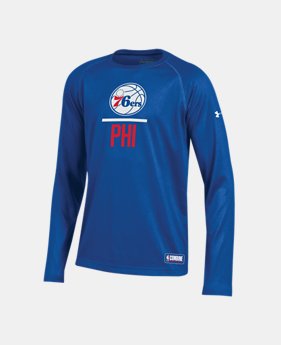 New Arrival Boys' NBA Combine Authentic UA City Split Long Sleeve T-Shirt 13 Colors Available $35