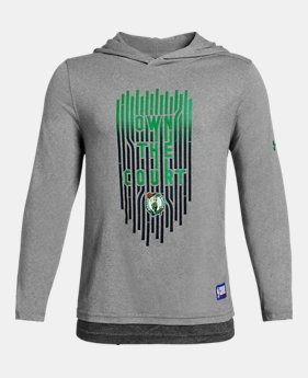 New Arrival Boys' NBA Combine Authentic UA Own The Court Hoodie 2 Colors Available $45