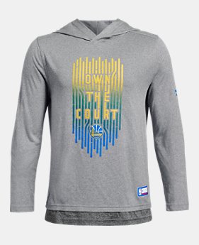 Boys' NBA Combine Authentic UA Own The Court Hoodie 2 Colors Available $45