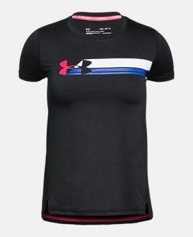 Girls' HeatGear® Armour Short Sleeve LIMITED TIME: FREE SHIPPING 1 Color Available $28
