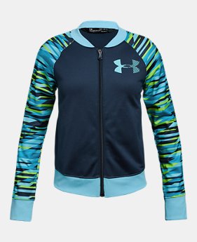 New Arrival Girls' UA Track Jacket - Graphic 2 Colors Available $55