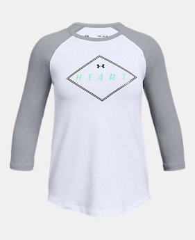 Girls' UA SPWW Baseball T-Shirt 1 Color Available $30
