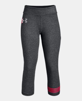 New Arrival Girls' UA Favorite Knit Capris 2 Colors Available $30