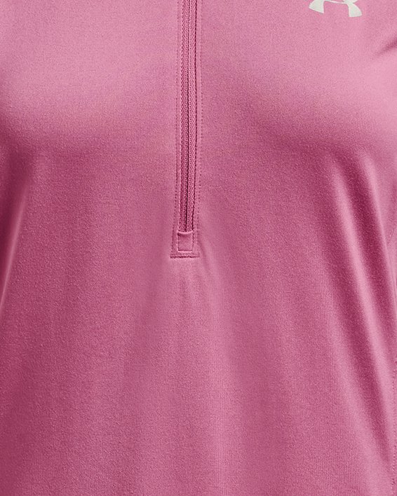UA Tech™ ½ Zip para Mujer, Pink, pdpMainDesktop image number 4