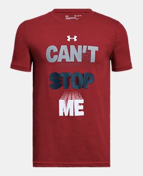 Boys' UA Can't Stop Me T-Shirt 1 Color Available $20